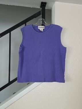 Jones Wear Lavender Ribbed Tank Top